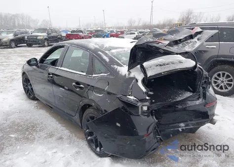 2025 Honda Civic Sport из США, поврежденный, VIN 2HGFE2F56SH569879